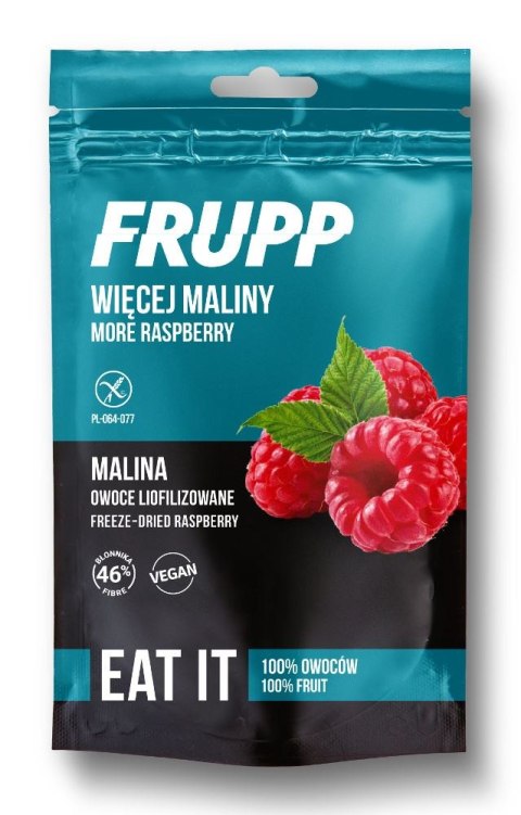 MALINY LIOFILIZOWANE BEZGLUTENOWE 15 g - CELIKO (FRUPP) CELIKO (batony, galaretki, mieszanki do wypieków)