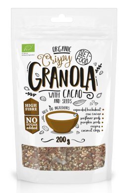 GRANOLA Z KAKAO BIO 200 g - DIET-FOOD DIET-FOOD