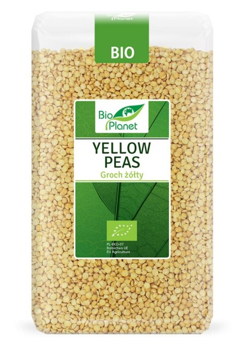 GROCH ŻÓŁTY BIO 1 kg - BIO PLANET BIO PLANET - seria ZIELONA (strączkowe)