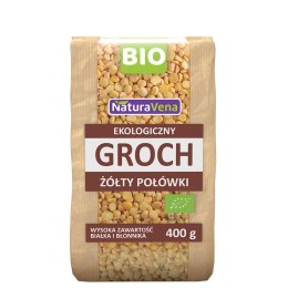 GROCH ŻÓŁTY BIO 400 g - NATURAVENA NATURAVENA BIO