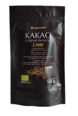 KAKAO CEREMONIALNE BIO 125 g - ISLAVERDE (SEGURA) ISLAVERDE (shoty, kakao)