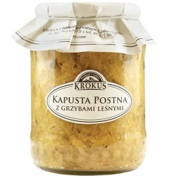 KAPUSTA KISZONA POSTNA Z GRZYBAMI LEŚNYMI 670 g - KROKUS KROKUS (przetwory owocowe i warzywne)