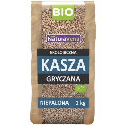 KASZA GRYCZANA NIEPALONA BEZGLUTENOWA BIO 1 kg - NATURAVENA NATURAVENA BIO