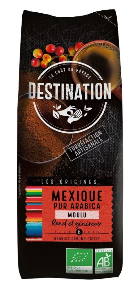 KAWA MIELONA ARABICA 100 % MEKSYK FAIR FOR LIFE BIO 250 g - DESTINATION DESTINATION (kawy)