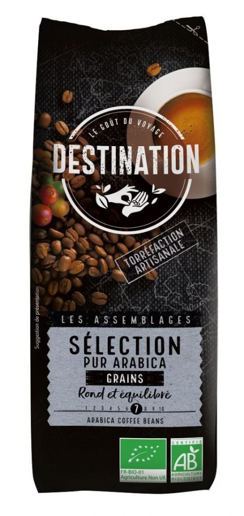 KAWA ZIARNISTA ARABICA 100 % SELECTION BIO 250 g - DESTINATION DESTINATION (kawy)