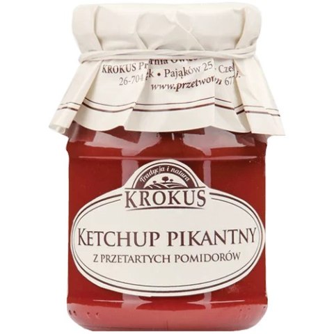 KETCHUP PIKANTNY BEZGLUTENOWY 180 g - KROKUS KROKUS (przetwory owocowe i warzywne)