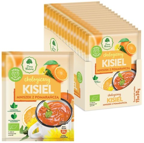 KISIEL INSTANT PIGWOWIEC Z POMARAŃCZĄ BEZGLUTENOWY BIO 30 g - DARY NATURY DARY NATURY - inne BIO