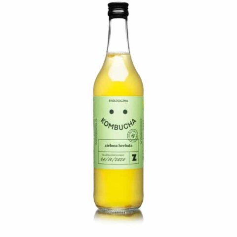 KOMBUCHA Z ZIELONEJ HERBATY BIO 270 ml - DELIKATNA (ZAKWASOWNIA) DELIKATNA (Zakwasownia)