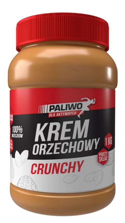 KREM ORZECHOWY CRUNCHY 100 % BEZ DODATKU SOLI I CUKRÓW 1 kg - PALIWO DLA AKTYWNYCH PALIWO DLA AKTYWNYCH (batony, kremy orzechowe)