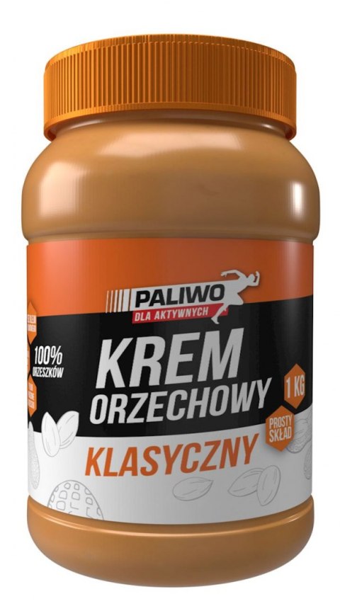 KREM ORZECHOWY KLASYCZNY 100 % BEZ DODATKU SOLI I CUKRÓW 1 kg - PALIWO DLA AKTYWNYCH PALIWO DLA AKTYWNYCH (batony, kremy orzechowe)