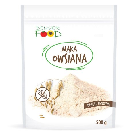 MĄKA OWSIANA BEZGLUTENOWA 500 g - DENVER FOOD DENVER FOOD