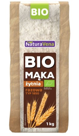 MĄKA ŻYTNIA TYP 1850 BIO 1 kg - NATURAVENA NATURAVENA BIO