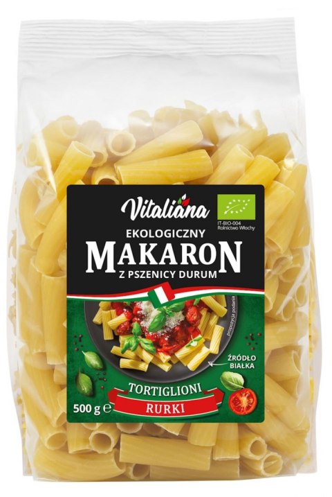 MAKARON (SEMOLINOWY) TORTIGLIONI BIO 500 g- VITALIANA VITALIANA