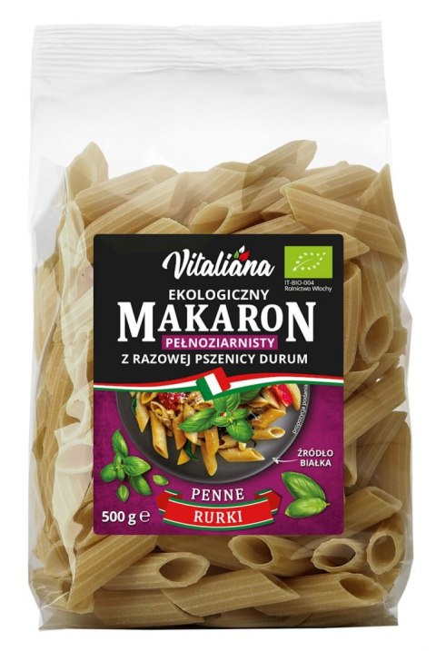 MAKARON (SEMOLINOWY RAZOWY) PENNE BIO 500 g - VITALIANA VITALIANA