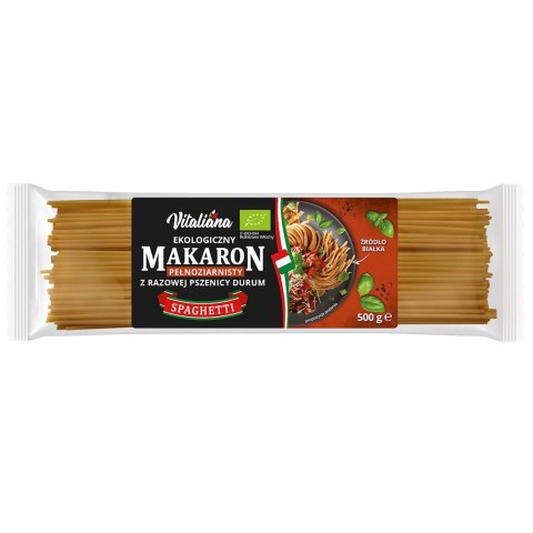 MAKARON (SEMOLINOWY RAZOWY) SPAGHETTI BIO 500 g - VITALIANA VITALIANA