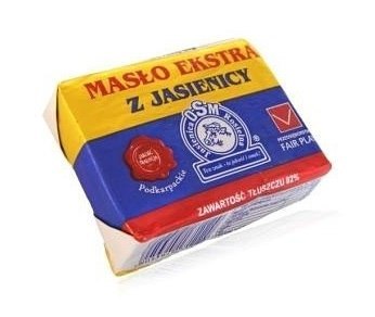 MASŁO EKSTRA TRADYCYJNE (82 % TŁUSZCZU) 200 g - JASIENICA JASIENICA (nabiał z mleka krowiego)