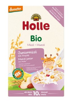 KASZKA MUSLI JUNIOR Z OWOCAMI OD 10 MIESIĄCA DEMETER BIO 250 g - HOLLE HOLLE (żywność dla niemowląt)