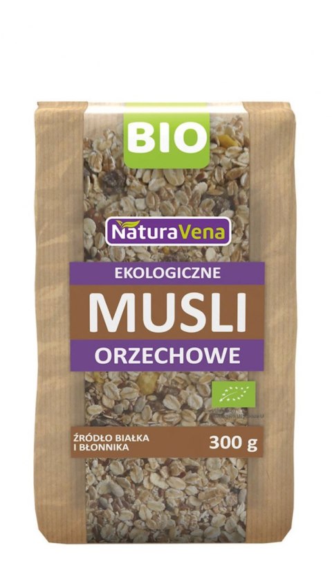 MUSLI ORZECHOWE BIO 300 g - NATURAVENA NATURAVENA BIO