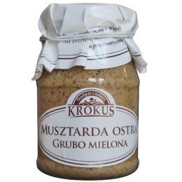 MUSZTARDA OSTRA GRUBO MIELONA 180 g - KROKUS KROKUS (przetwory owocowe i warzywne)