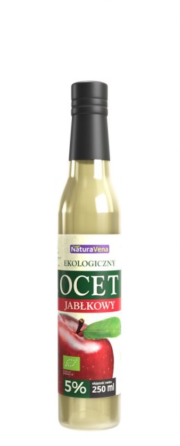 OCET JABŁKOWY 5 % NIEFILTROWANY BIO 250 ml - NATURAVENA NATURAVENA BIO