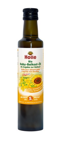 OLEJ DLA DZIECI OD 5 MIESIĄCA BIO 250 ml - HOLLE HOLLE (żywność dla niemowląt)