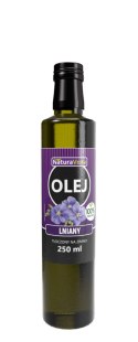 OLEJ LNIANY TŁOCZONY NA ZIMNO 250 ml - NATURAVENA NATURAVENA