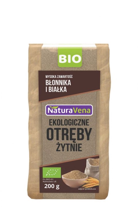 OTRĘBY ŻYTNIE BIO 200 g - NATURAVENA NATURAVENA BIO