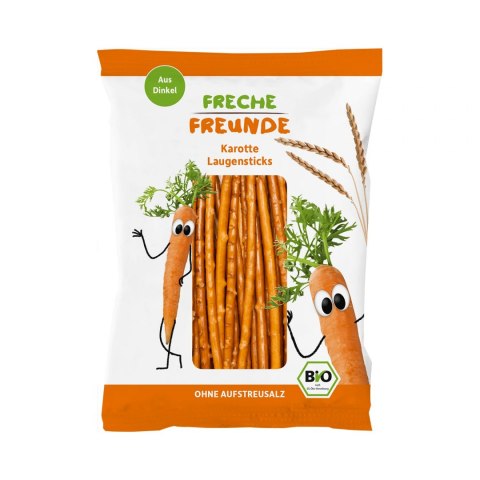 PALUSZKI ORKISZOWE Z MARCHEWKĄ DLA DZIECI BIO 75 g - FRECHE FREUNDE FRECHE FREUNDE (musy owocowe, przekąski)