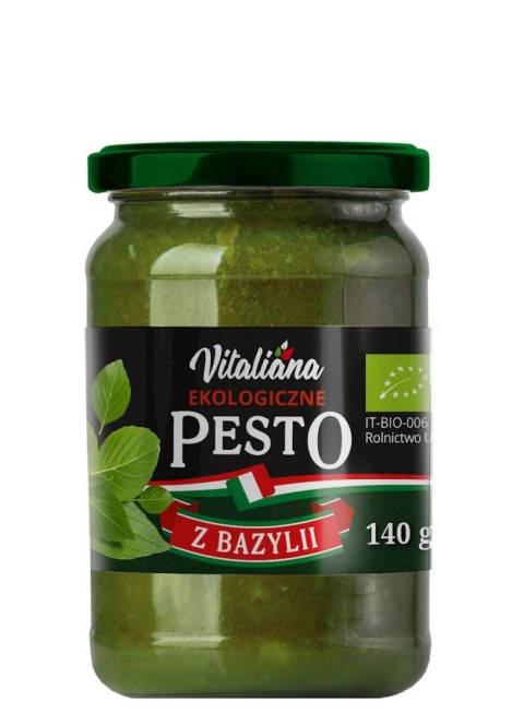 PESTO Z BAZYLII BIO 140 g - VITALIANA VITALIANA