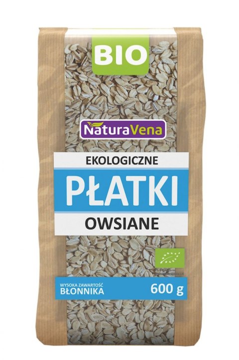 PŁATKI OWSIANE BIO 600 g - NATURAVENA NATURAVENA BIO