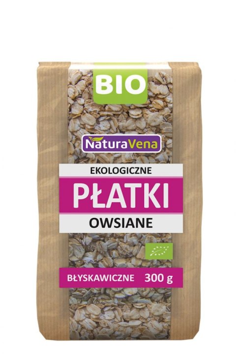 PŁATKI OWSIANE BŁYSKAWICZNE BIO 300 g - NATURAVENA NATURAVENA BIO