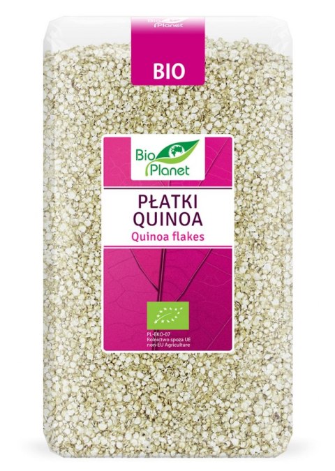 PŁATKI QUINOA BIO 600 g - BIO PLANET BIO PLANET - seria RÓŻOWA (płatki, otręby, musli)