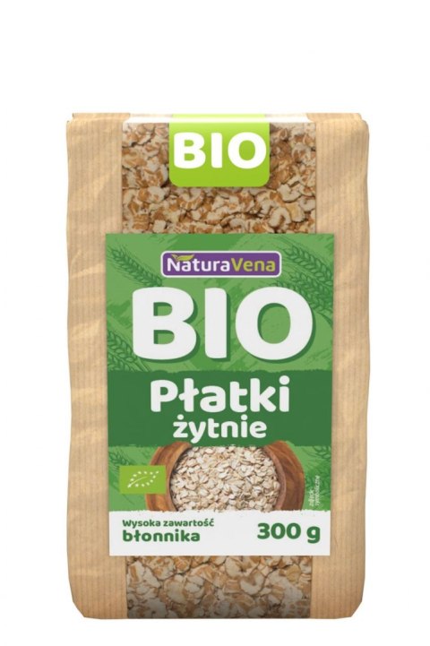 PŁATKI ŻYTNIE BIO 300 g - NATURAVENA NATURAVENA BIO