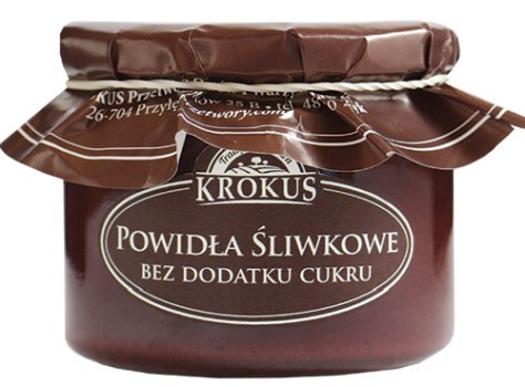 POWIDŁA ŚLIWKOWE BEZ DODATKU CUKRÓW 310 g - KROKUS KROKUS (przetwory owocowe i warzywne)