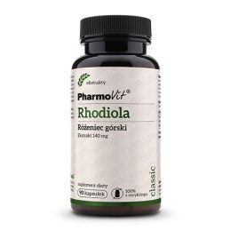 RHODIOLA - RÓŻENIEC GÓRSKI EKSTRAKT (140 mg) BEZGLUTENOWY 90 KAPSUŁEK - PHARMOVIT (CLASSIC) PHARMOVIT (suplementy diety)