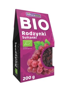 RODZYNKI SUŁTANKI BEZGLUTENOWE BIO 200 g - NATURAVENA NATURAVENA BIO