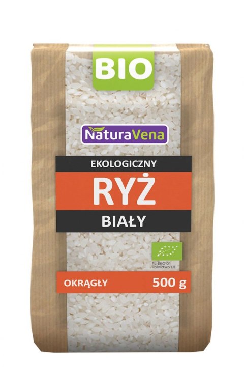 RYŻ BIAŁY OKRĄGŁY BIO 500 g - NATURAVENA NATURAVENA BIO