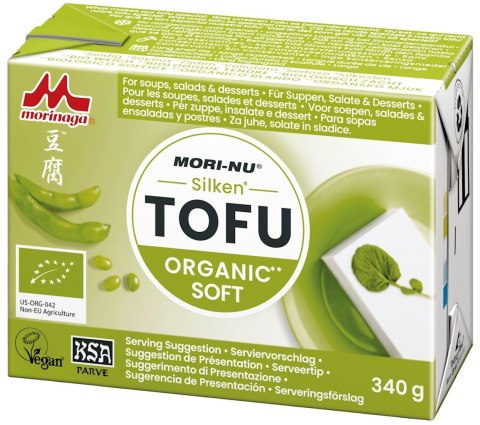 TOFU JEDWABISTE MIĘKKIE (SILKEN SOFT TOFU) BEZGLUTENOWE BIO 340 g - MORI-NU MORI-NU (tofu)