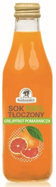 SOK GREJPFRUT - POMARAŃCZA NFC 250 ml - REMBOWSCY REMBOWSCY (soki, lemoniady)