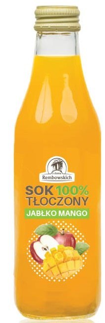 SOK JABŁKOWY Z MANGO NFC 250 ml - REMBOWSCY REMBOWSCY (soki, lemoniady)