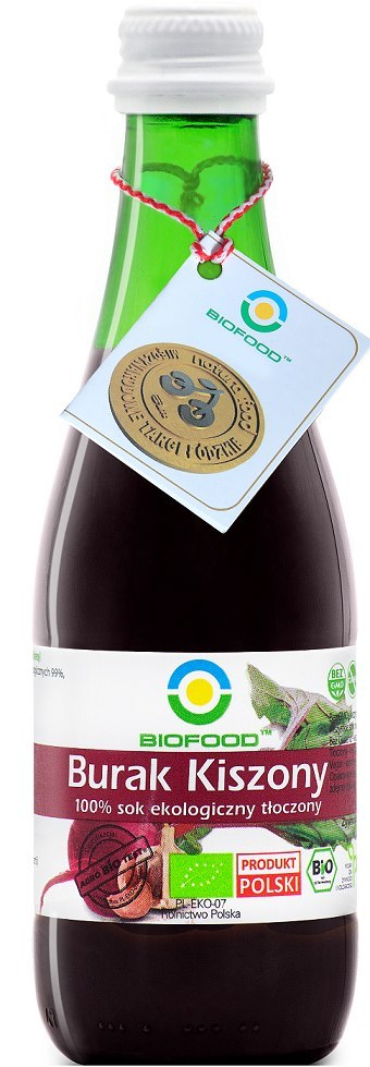 SOK Z BURAKA KISZONEGO NFC BEZGLUTENOWY BIO 300 ml - BIOFOOD BIOFOOD (soki, przetwory, octy, olej kokosowy)