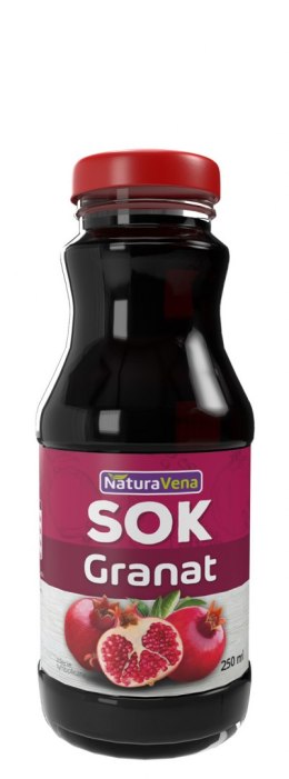 SOK Z GRANATU 100 % 250 ml - NATURAVENA NATURAVENA