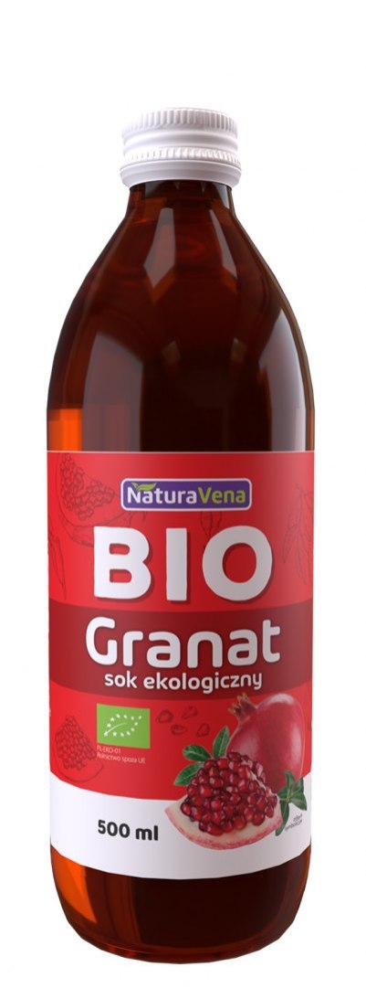 SOK Z GRANATU 100 % BIO 500 ml - NATURAVENA NATURAVENA BIO