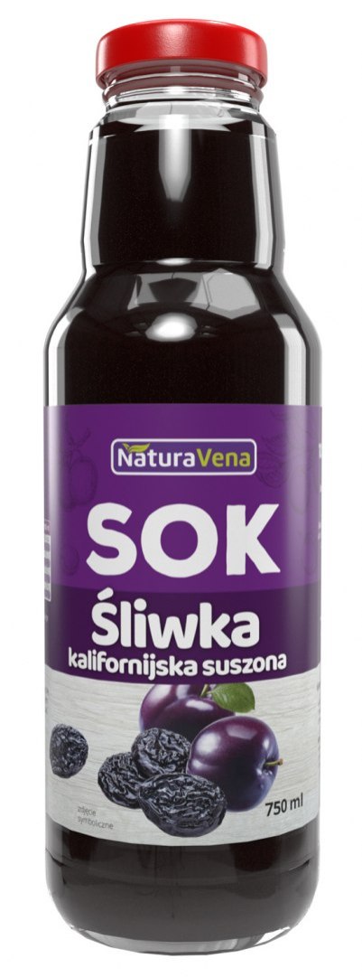 SOK Z SUSZONYCH ŚLIWEK KALIFORNIJSKICH 750 ml - NATURAVENA NATURAVENA