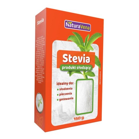 STEVIA (NA BAZIE ERYTRYTOLU I GLIKOZYDÓW STEWIOLOWYCH ZE STEWII) 150 g - NATURAVENA NATURAVENA