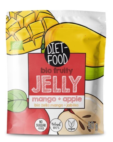 ŻELKI MANGO - JABŁKO BIO 50 g - DIET-FOOD DIET-FOOD