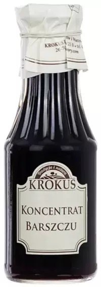 BARSZCZ CZERWONY BEZGLUTENOWY KONCENTRAT 280 ml - KROKUS KROKUS (przetwory owocowe i warzywne)