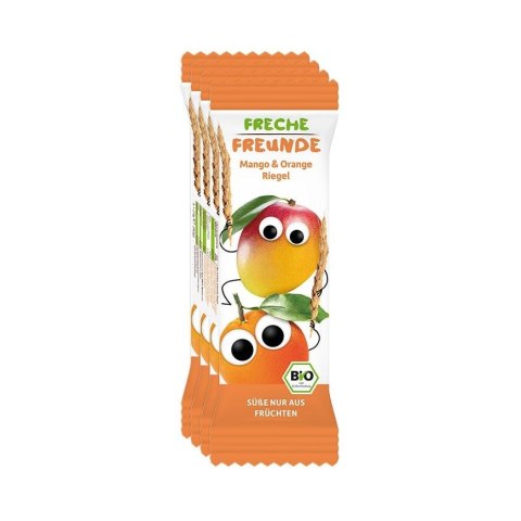 BATON ZBOŻOWY MANGO - POMARAŃCZA OD 1 ROKU ŻYCIA BIO (4 x 23 g) 92 g - FRECHE FREUNDE FRECHE FREUNDE (przeciery owocowe, przekąski)