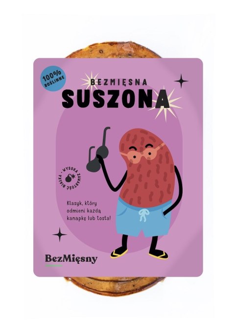 SUSZONA ROŚLINNA 100 g - BEZMIĘSNY BEZMIĘSNY (vege wędliny)