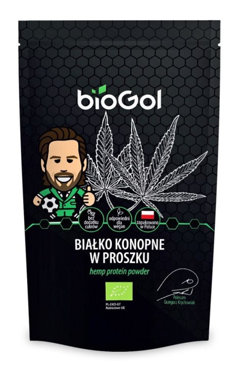 BIAŁKO KONOPNE BIO 150 g - BIOGOL BIOGOL (produkty śniadaniowe, przekąski bez cukru)